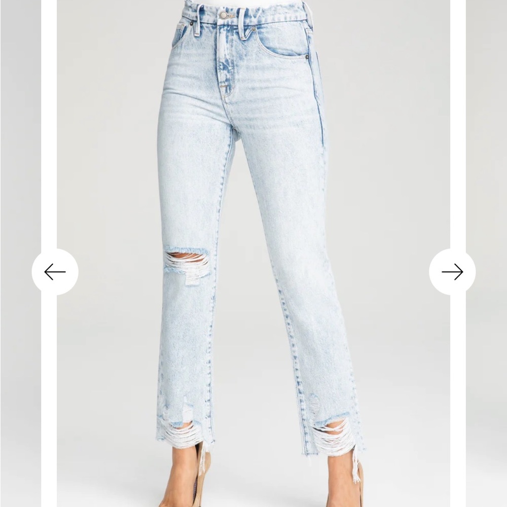 High Waist Good American Jeans, perfect condition, worn twice